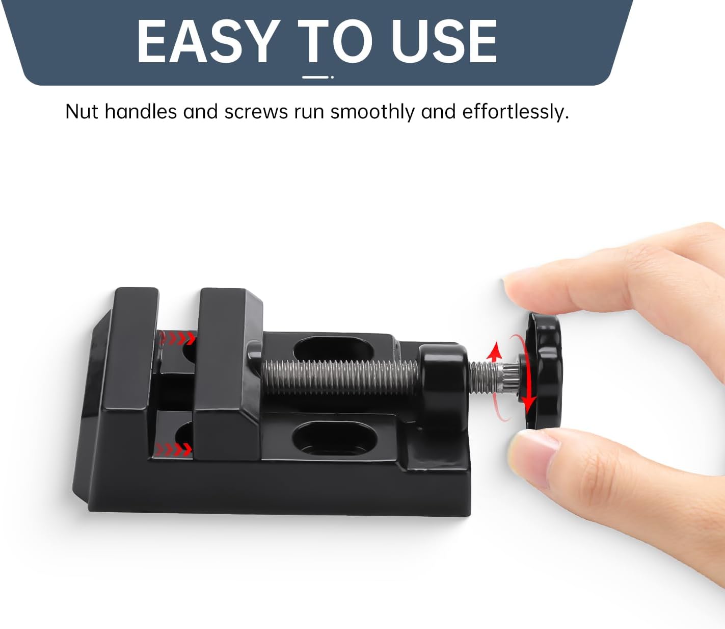 Mini Flat Clamp Table, Aluminium Alloy Mini Household Table Vise Clamping Machine Tool for Small Processing at Home and Factory