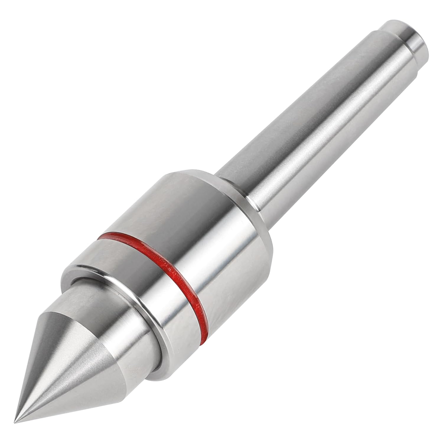 Heavy Duty 60° MT2 Live Center, 2MT Morse Taper Precision Rotary Live Revolving Milling Center Taper Metal Work Lathe Tool for High Speed Turning, Lathe Medium Duty CNC Work