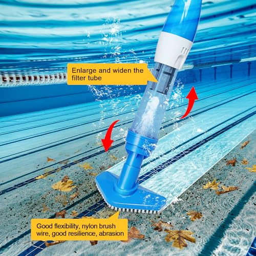 Cordless Rechargeable Pool Vacuum for Spas, Hot Tubs, and Small Pools