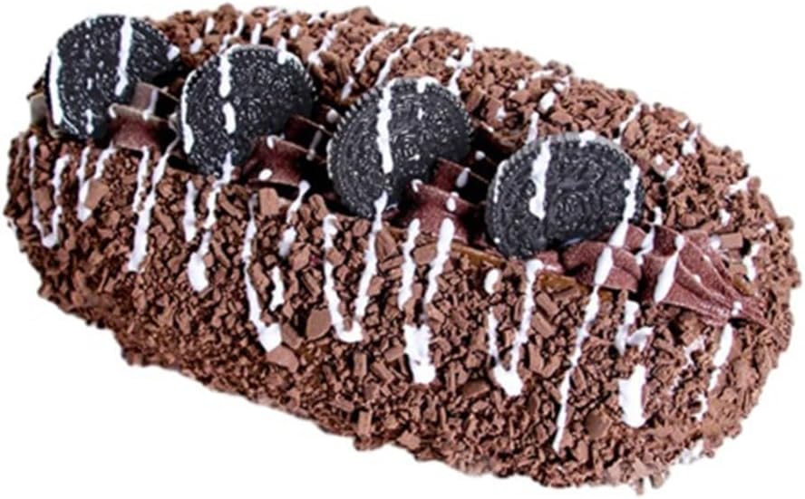 Realistic PU Simulation Bread Ornament for Bakery Display Craft Shop Decoration Market Stall Role Play Toy Non-Edible Food Model (brown)