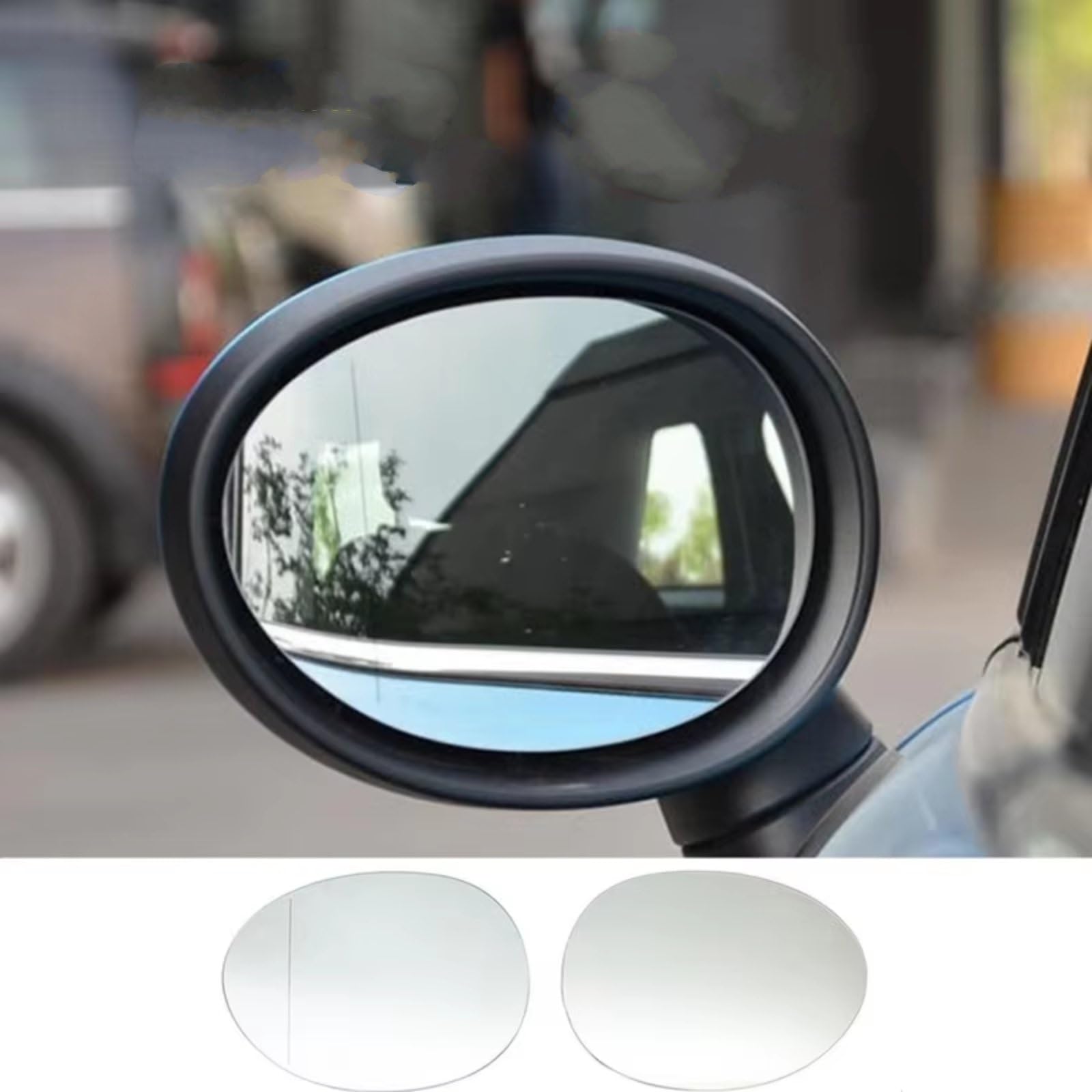 Specchio laterale vetro Per Mini Per F56 2013-2023 Vetro Retrovisore | Lente specchietto laterale riscaldata in vetro retrovisore per auto 51167366039 51167366040(Right)