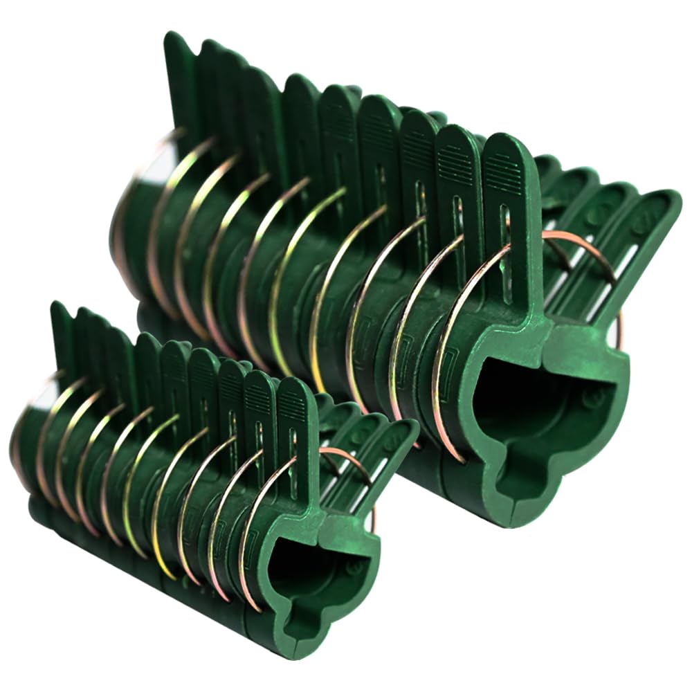 Ram 100 PCS Garden Plant Clips Adjustable Plant Stem Clips for Support Vine Vegetables Tomatoes Climbing Plants 2 SIZES - Image 2