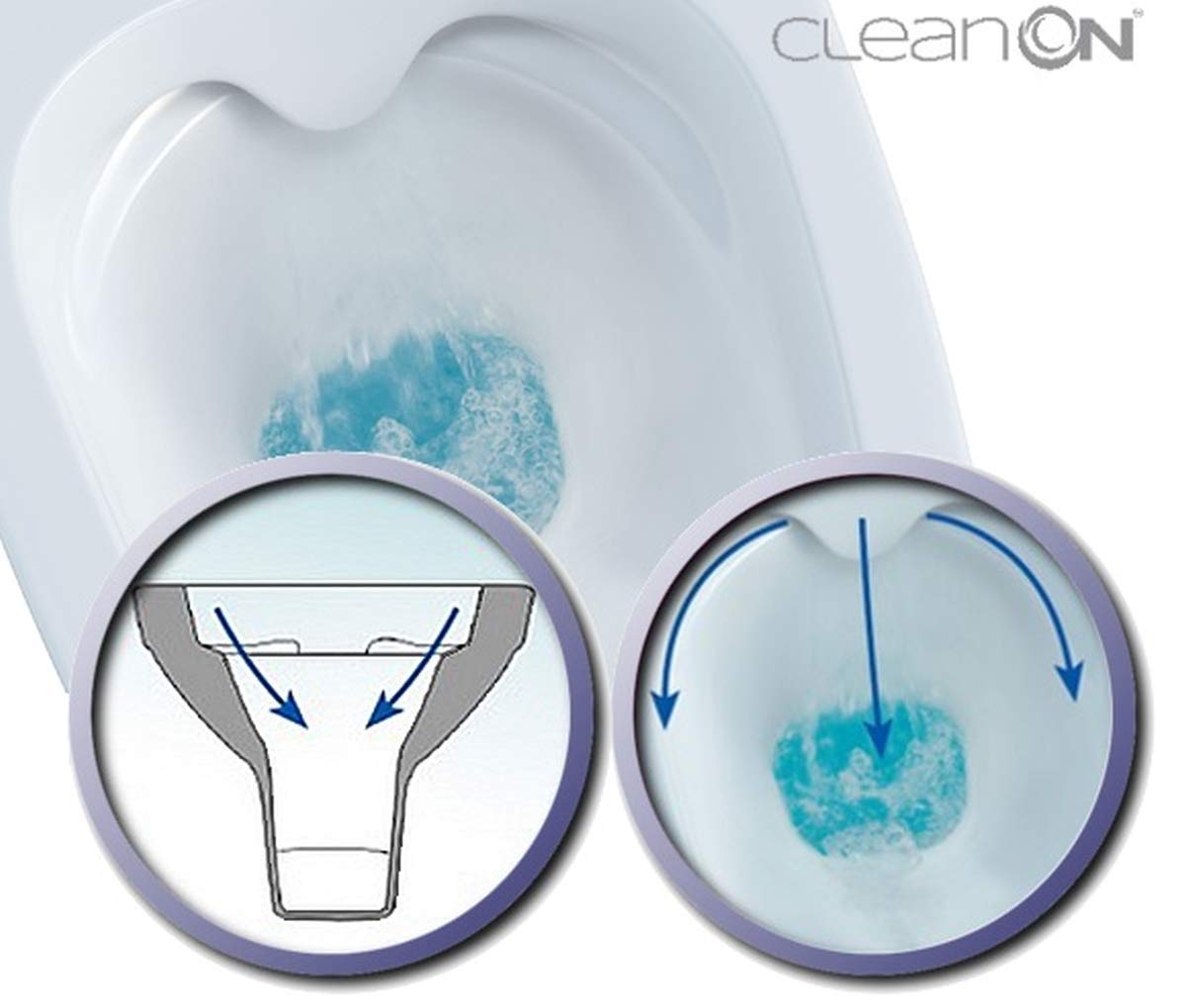 VBChome Inodoro de cerámica de diseño completo, con cisterna de inodoro, asiento de inodoro con descenso automático, función de cierre suave para salida horizontal, conexión de agua, sin borde