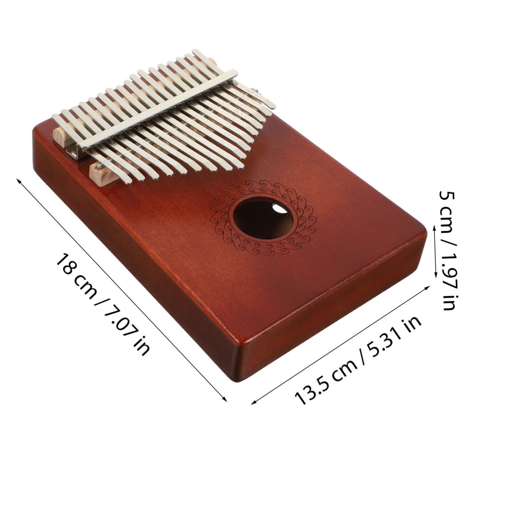 VANZACK 1Set Tone Thumb Piano Kalimba Portable Musical Instrument for Beginners Easy to Learn Compact Design with Storage Bag for Music Lovers and Students