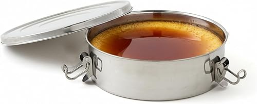 Vista 17 de IMUSA USA PHI-T9220 molde para flan de acero inoxidable, 1,5 cuarto de galón, plateado