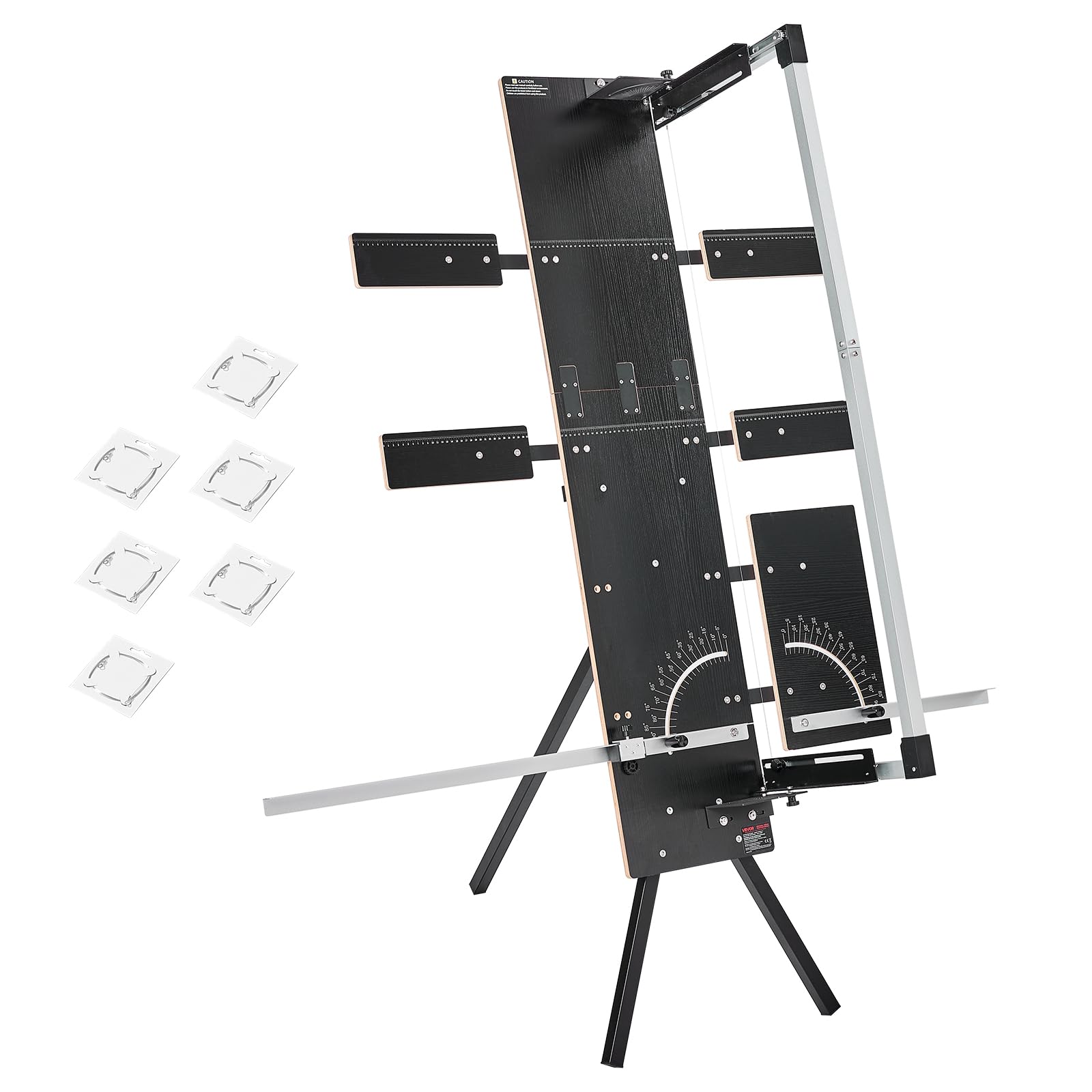 VEVOR Taglierina Elettrica per Polistirolo a Filo Caldo 200 W, Taglierina per Polistirolo Autoportante, con 6 Fili Riscaldanti in Nichel-Cromo, Lunghezza di Taglio max. 1150 mm