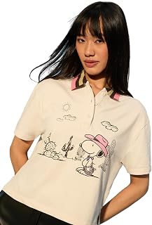 The Souled Store Peanuts Wild West : Women and Girls Short Sleeves Spread Collar Off-White Embroidered Cotton Regular Fit ... Price In India