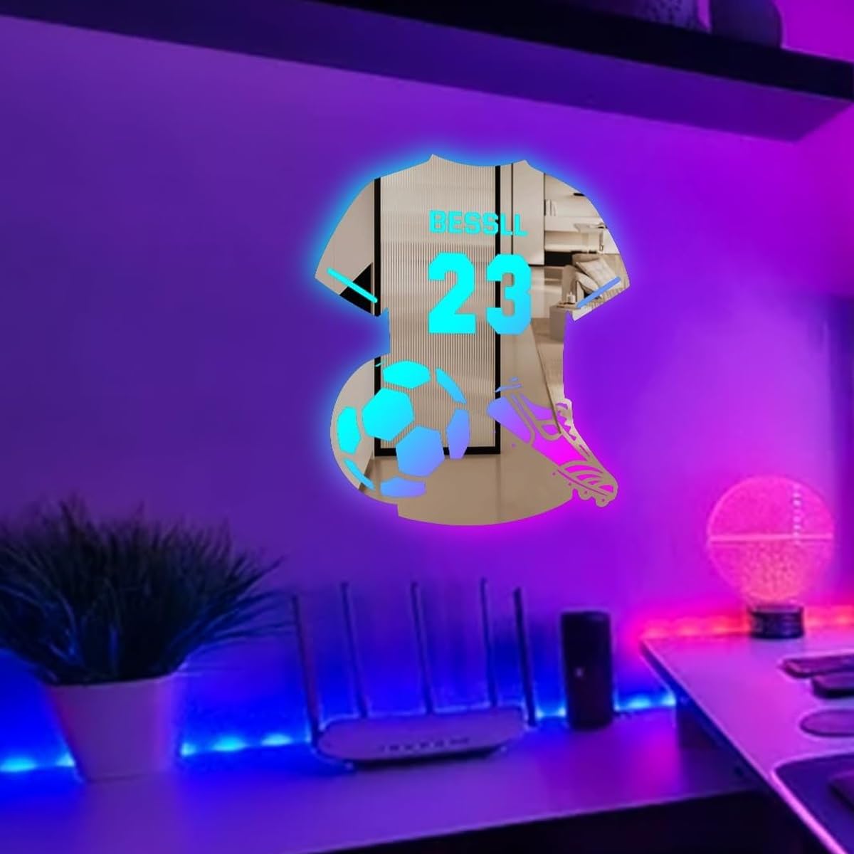 Luce Notturna A LED In Acrilico Con Nome E Base In Legno, Personalizzata Con Animali Della - Foto 10