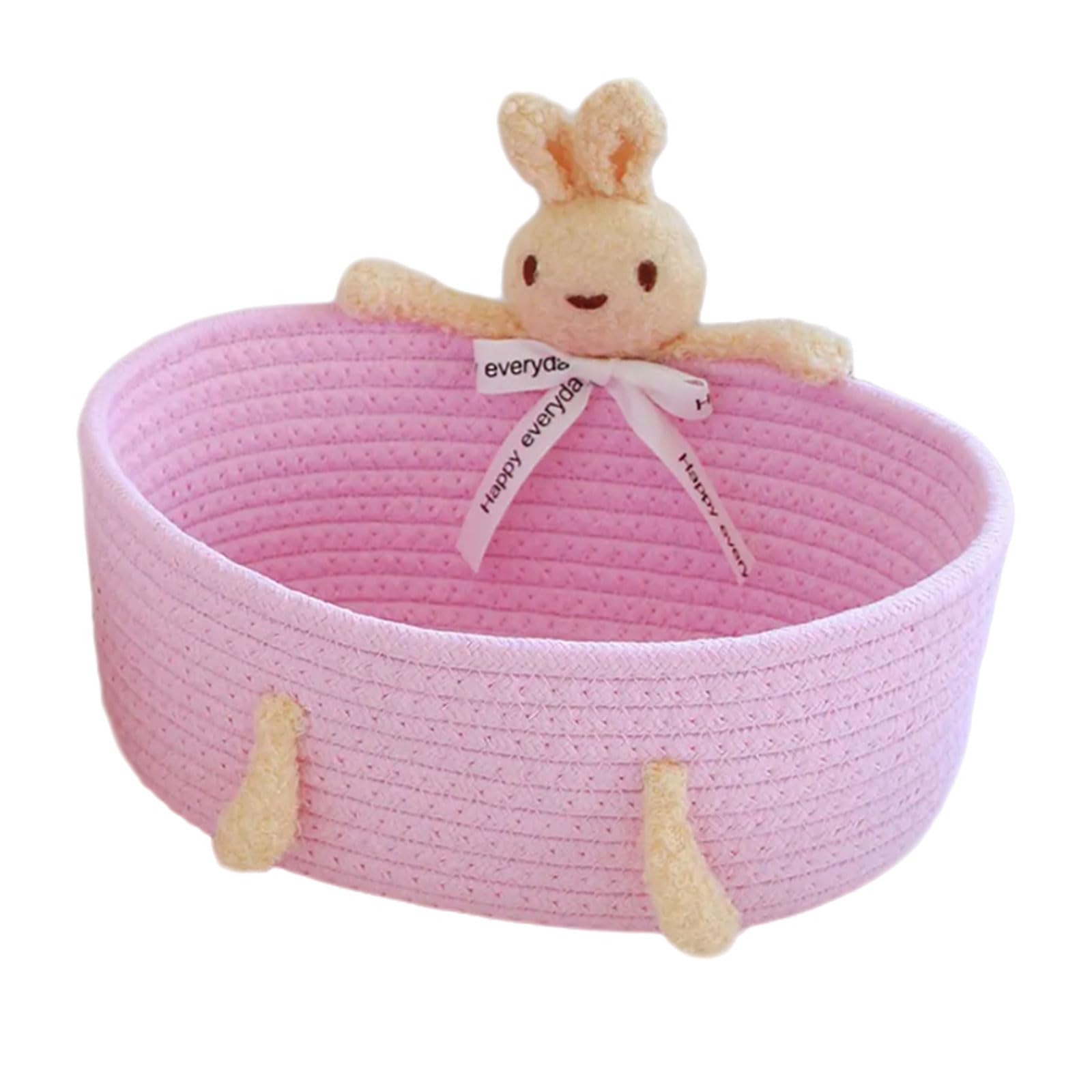Kalttoy M Functional Handwoven Storage Boxes Artisanal Cotton Rope Storage Boxes Space Saving Organizers For Nursery Or Dor Blanket Holder Basket