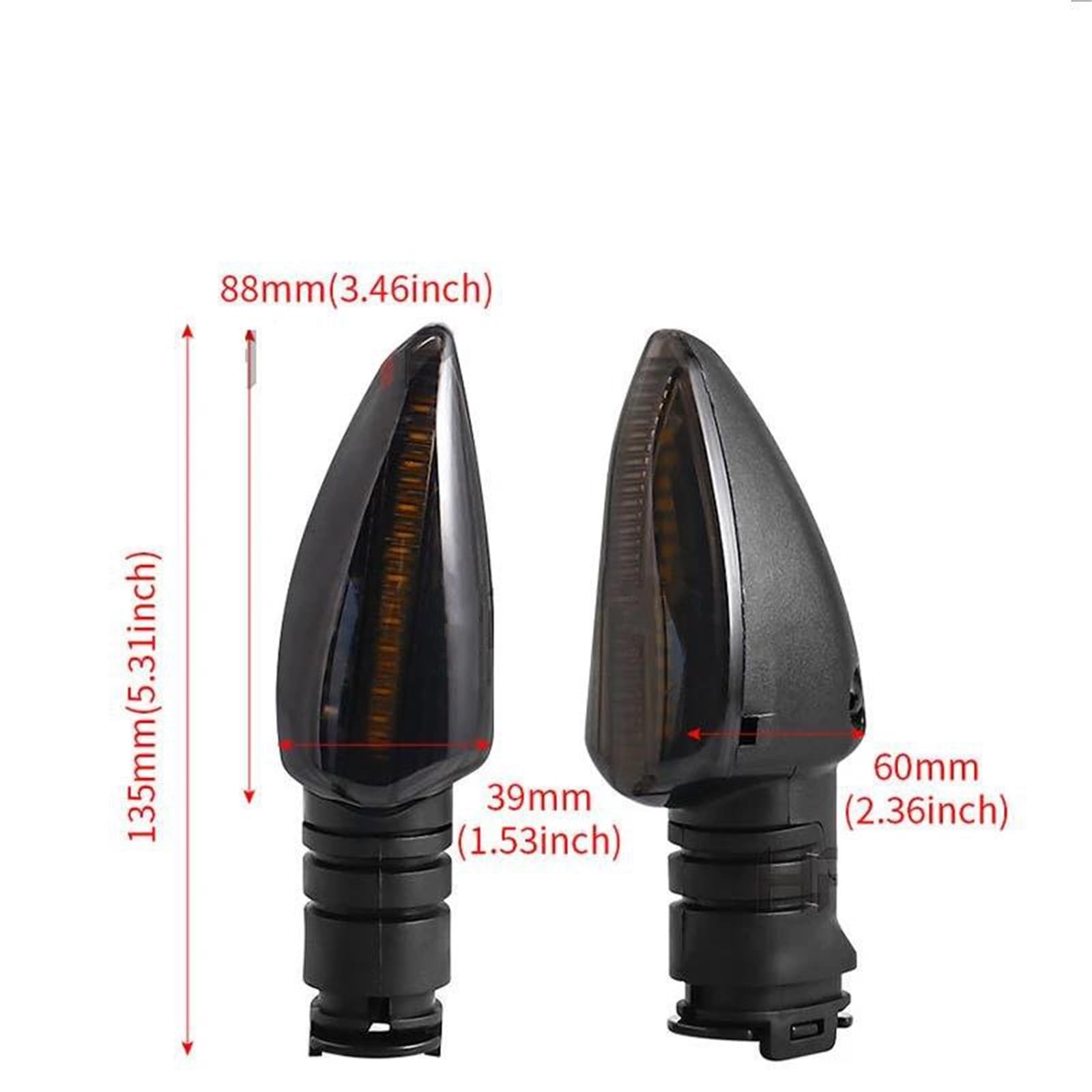 Motocykl YZF R15 V2 V3 V4 R25 R3 R6S R6 R1 R7 R9 kierunkowskaz boczny, wodoodporny,