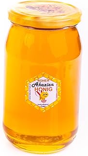 ROHER HONIG direkt vom Imker aus Polen | 1,1 Kg | AKAZIEN | Roh, natürlich, sehr gesund, ohne Zusätze - Ungefiltert, nicht...