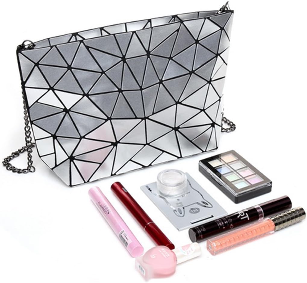 Orita Women Holographic Laser Envelope Clutch Handbag Shoulder Bag Purse - Image 5