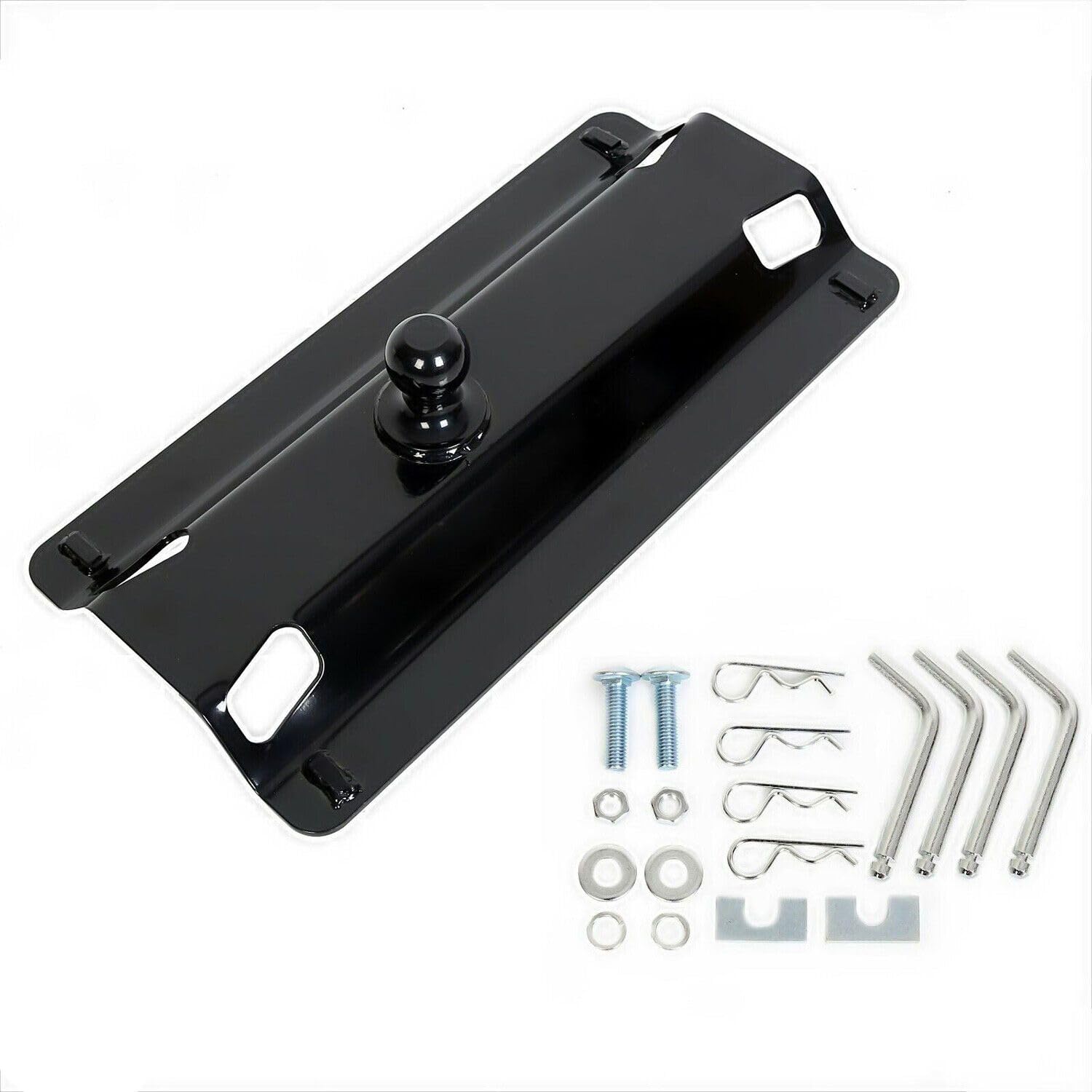 49080 Universal 000Lb 5th Wheel Gooseneck Trailer Hitch Plate Steel Rear 4PSU25WGTHP