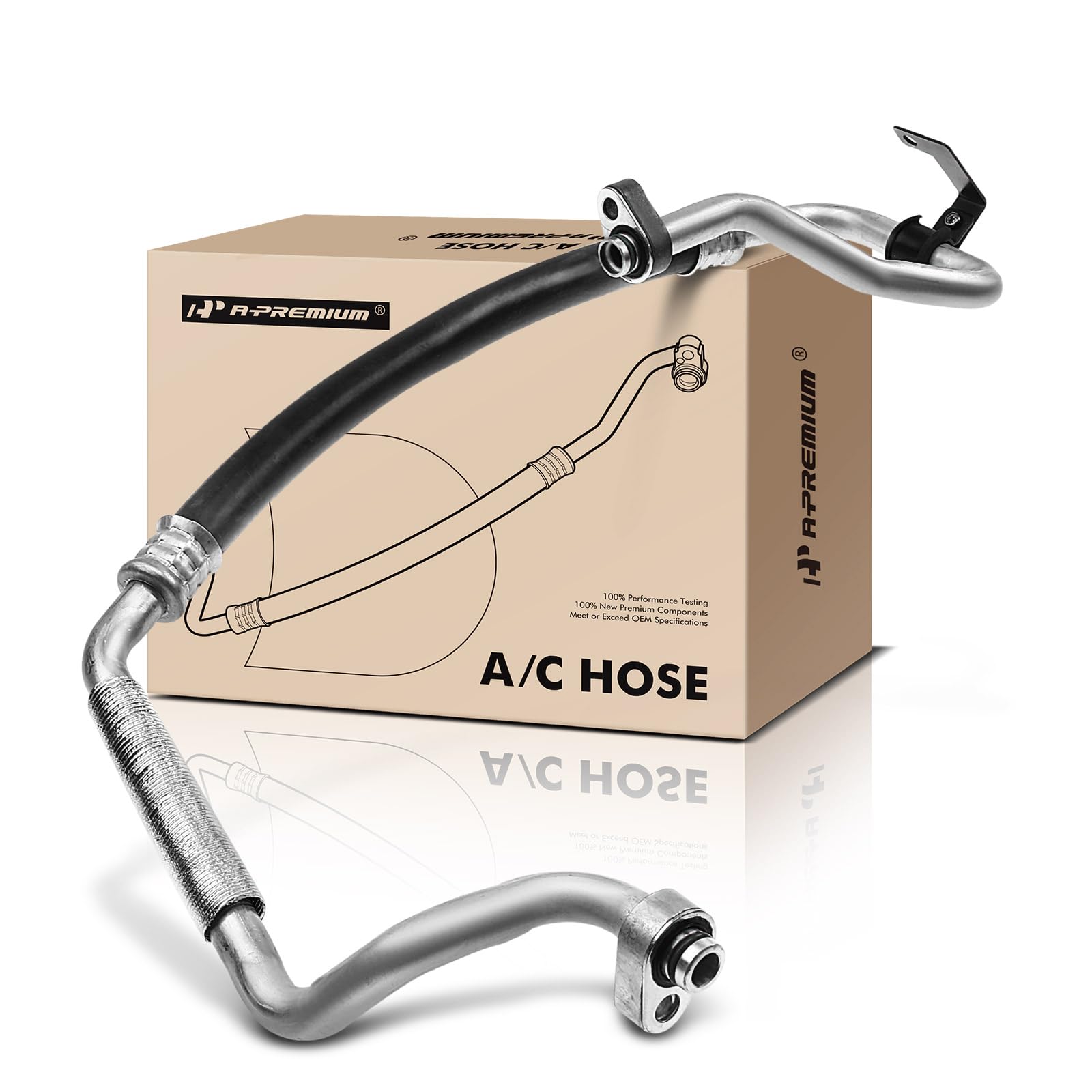 A-Premium A/C Discharge Line Hose For Ford Super Duty Trucks 2007-2010 F-250 F-350 F-450 F-550