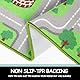 Capslpad Kinder Teppiche Spielteppich für Kinder Stadt 160x100cm rutschfest Kinderteppich Spielmatte Maschinenwaschbar Kurzer Flor Pädagogischer Spielteppich für Kinderzimmer Spielzimmer Dekor