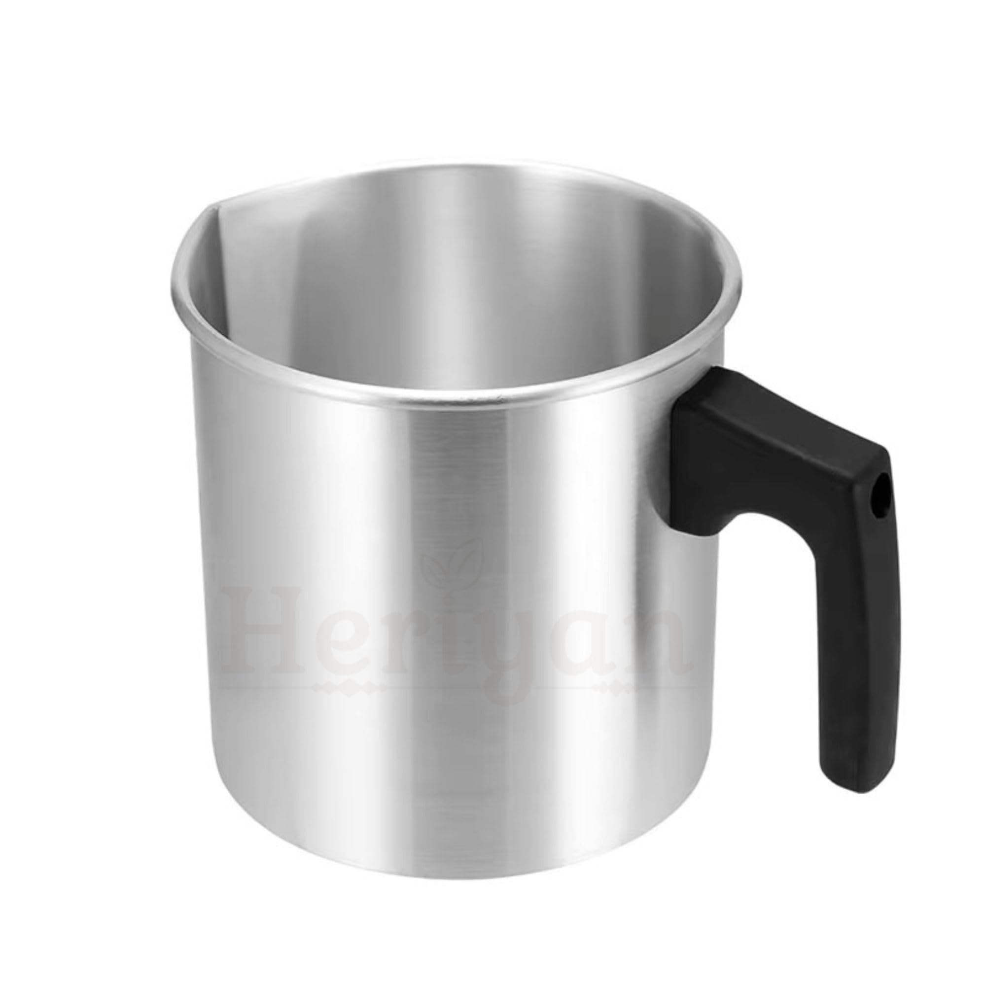 Heriyan Double Boiler Wax Melting Pot/Jug, Dripless Pouring Spout & Heat-Resisting Handle (1.2L) (1)