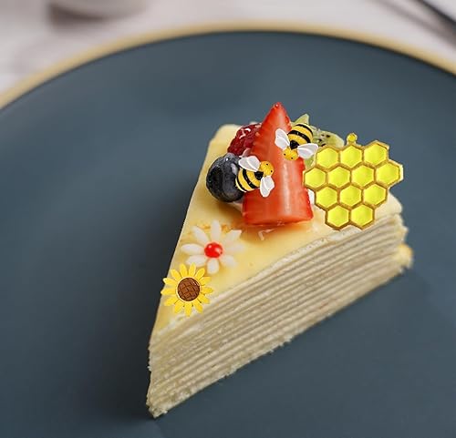 Miniatura 6 de 4 moldes de silicona de abejorros para panal, girasol y abeja, kit de moldes para fondant de cupcakes, colmena, bricolaje, fondant, dulces,