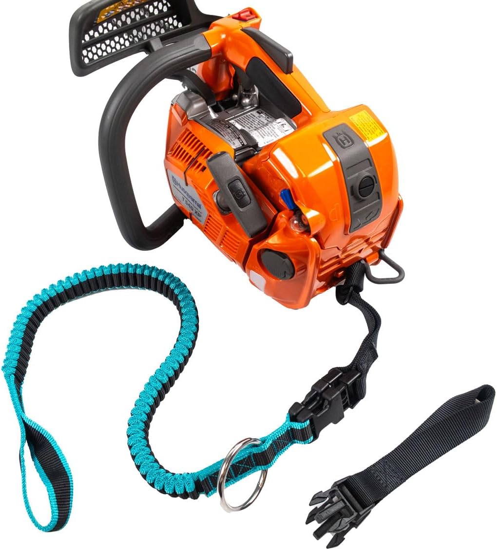 Notch Modular Chainsaw Lanyard Extended Reach up to 66”, 2-Piece Traditional Loop Girth Hitch Design, Compatible with All Chainsaw Types, Sewn-in Ring Allows Storage Directly on Harness (99426)