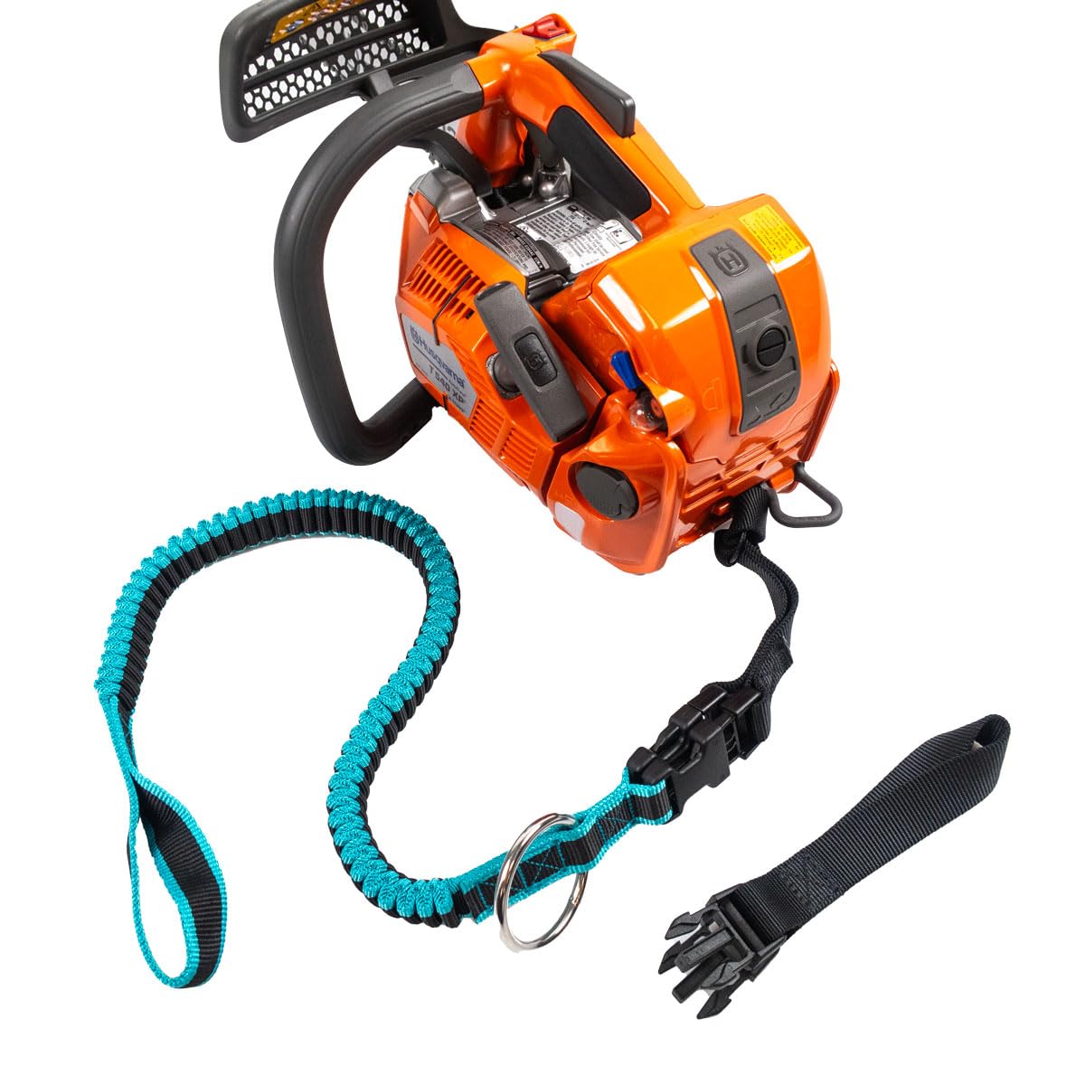 Notch Cordino modulare per motosega, portata fino a 167,6 cm, design tradizionale con gancio di traino ad anello, compatibile con tutti i tipi di motosega, l'anello cucito consente di riporlo