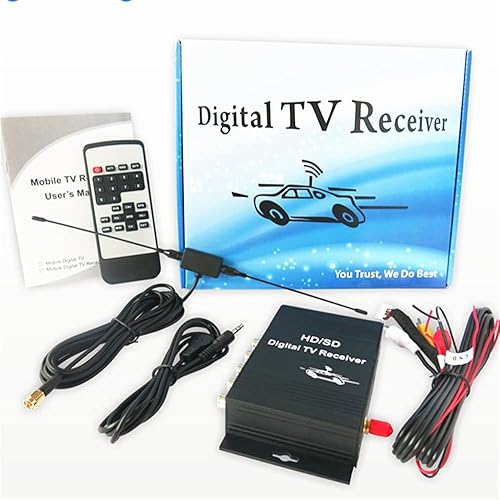 Miniatura 3 de Strpump Coche TV ATSC sintonizador receptor caja digital 4 salida de vídeo para Android coche estéreo Radio Accesorios para EE.UU. América Canadá