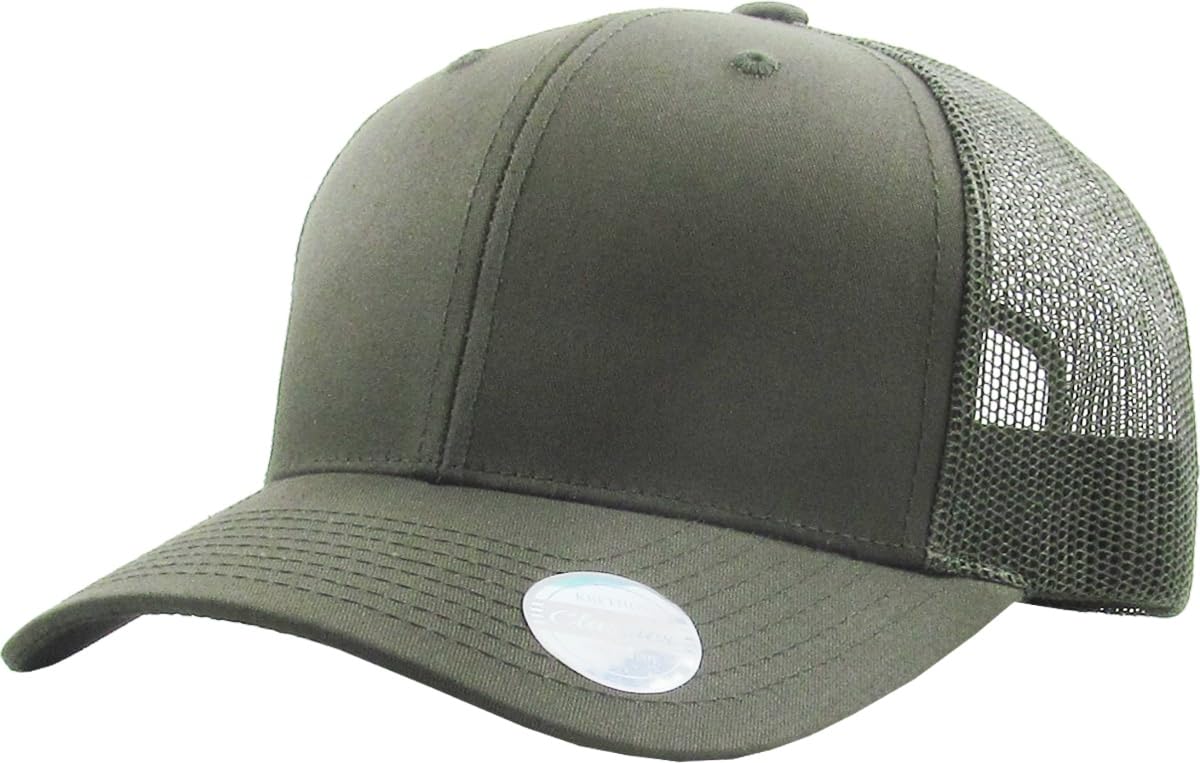 Classic 6 Panel Cotton Twill Mesh Trucker Cap Hat Adjustable Snapback Hat