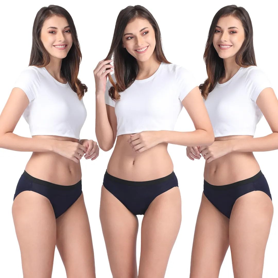 adira Modal Hipster Period Panty for Women | Hipster Fit for Medium & Low Flow | Leakproof & Skin Friendly | Pack of 3-picture-14