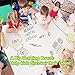 rabbitgoo Whiteboard Sticker Wall Paper Self Adhesive Large Wall Paper Dry Erase Message Board Wall Decal Peel and Stick Wallpaper for Home Office School with a Free Marker Pen, 17.7 x 78.7 inches