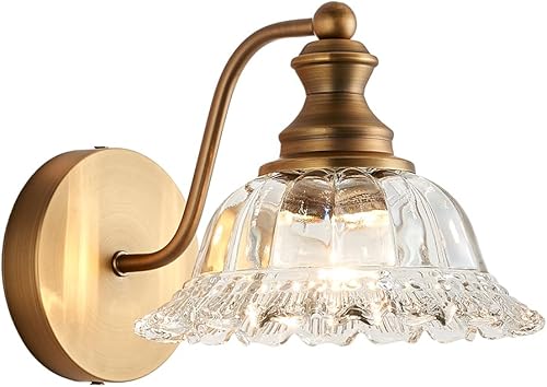 Miniatura 28 de Luminarias de Baño Estilo Granja Negras, Luces de Tocador para Baño, Luminarias de Tocador de 2 Luces Negro -,Latón,Vidrio de latón,Blanco,Vaso de