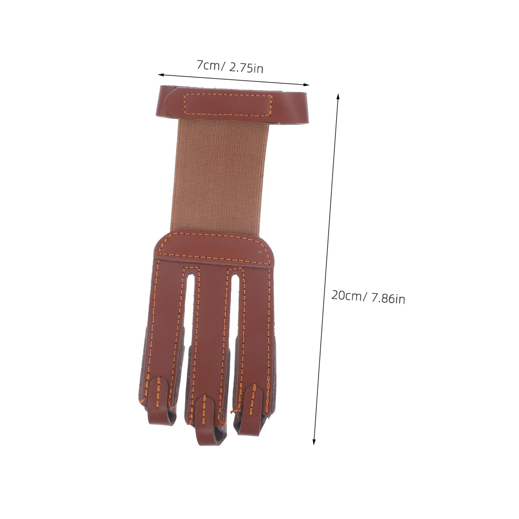 WHAMVOX Hunting Finger Protector for Bows Cow Leather Handed Finger Cover String Guard