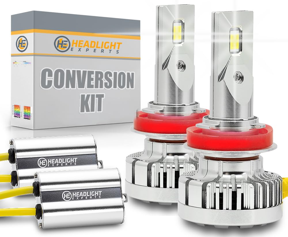 H11 Low Beam Bulb Kit for 2012 Toyota Camry Plug and Play 6000K 22,000 Lumens w/Canbus Built-In Error Free (Pack of 2) Fog Light