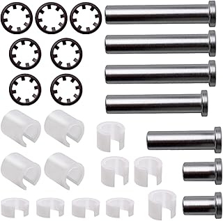 Awning Arm Repair Pin Kit Fits for Power Rv Awning (Includes: 7 pins, 4 Thick bushings, 4 Thin bushings, 4 Small bushings,7 retainers)
