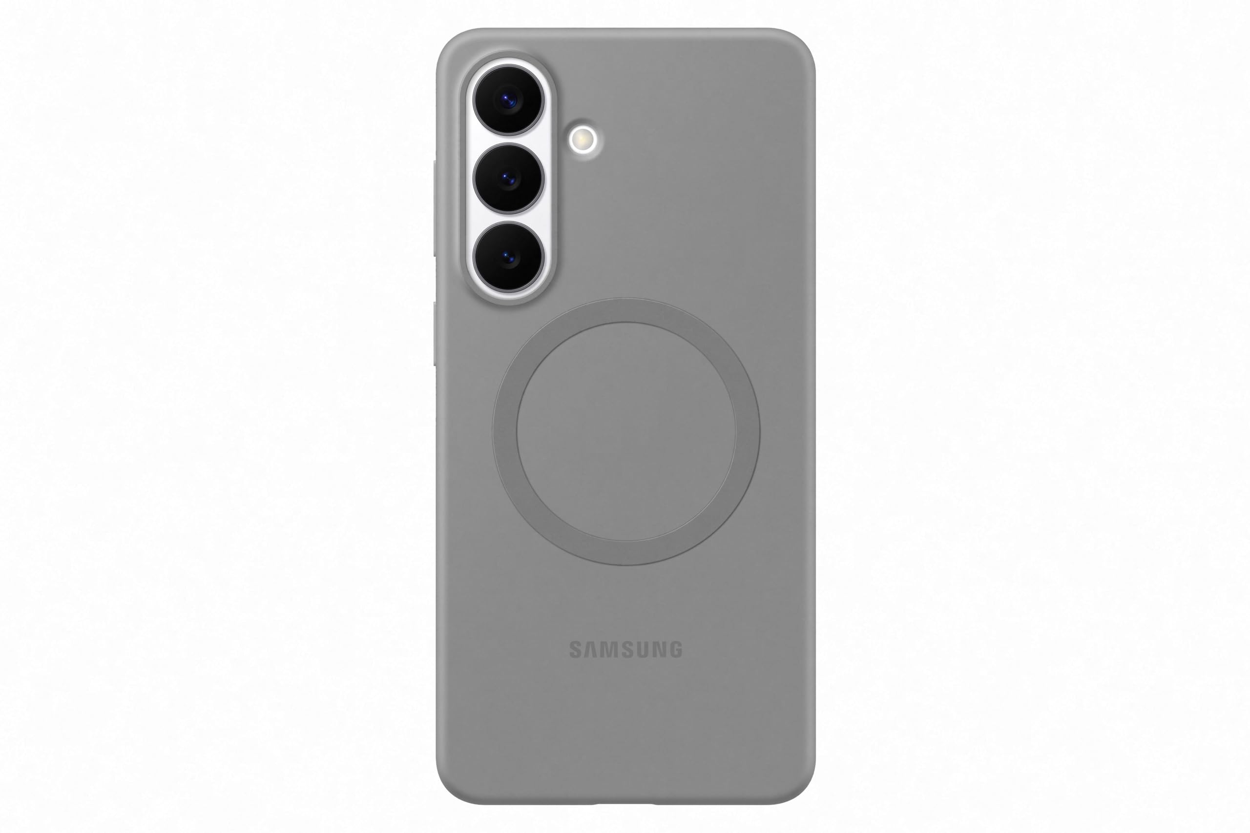 Samsung Galaxy S26Plus Silikon Magnet Kılıf, Gri