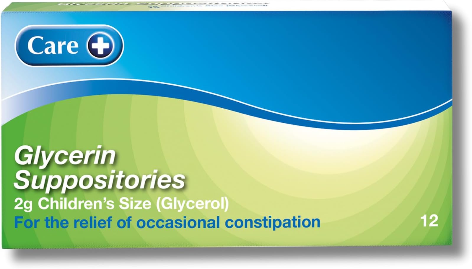 Children Constipation Relief Suppositories, Relief of Occasional Constipation, Stimulate Bowel Movement, Suitable for Children 1+, Glycerol BP 70% 2g, 12 Tablets