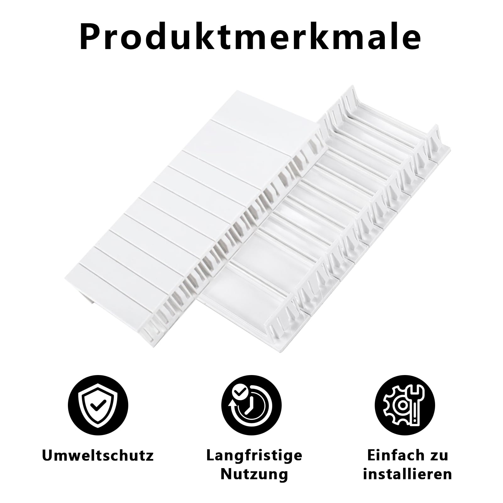 12 Copertura Quadro Elettrico, Piastre di Chiusura per Scatole Fusibili, Divisibili, compatibili con F-Tronic, Hager e Hensel gli slot dei moduli