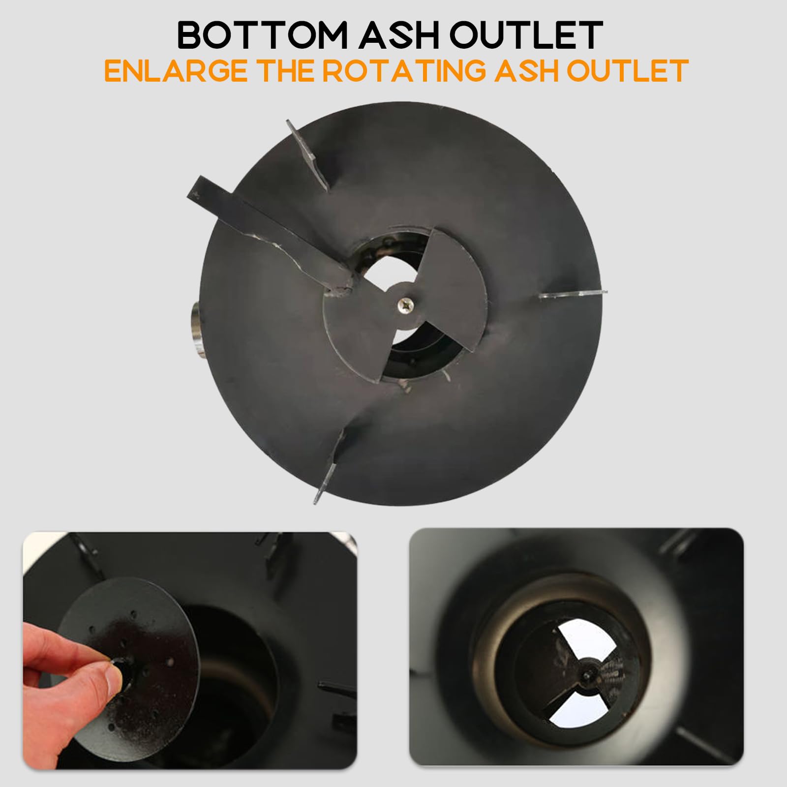 Tragbarer Holzofen Campingherde Edelstahl Holzkocher Zeltofen Gartenofen Outdoor Kochen Tent Stove Zeltheizung für Camping im Zelt und Gartenaktivitäten