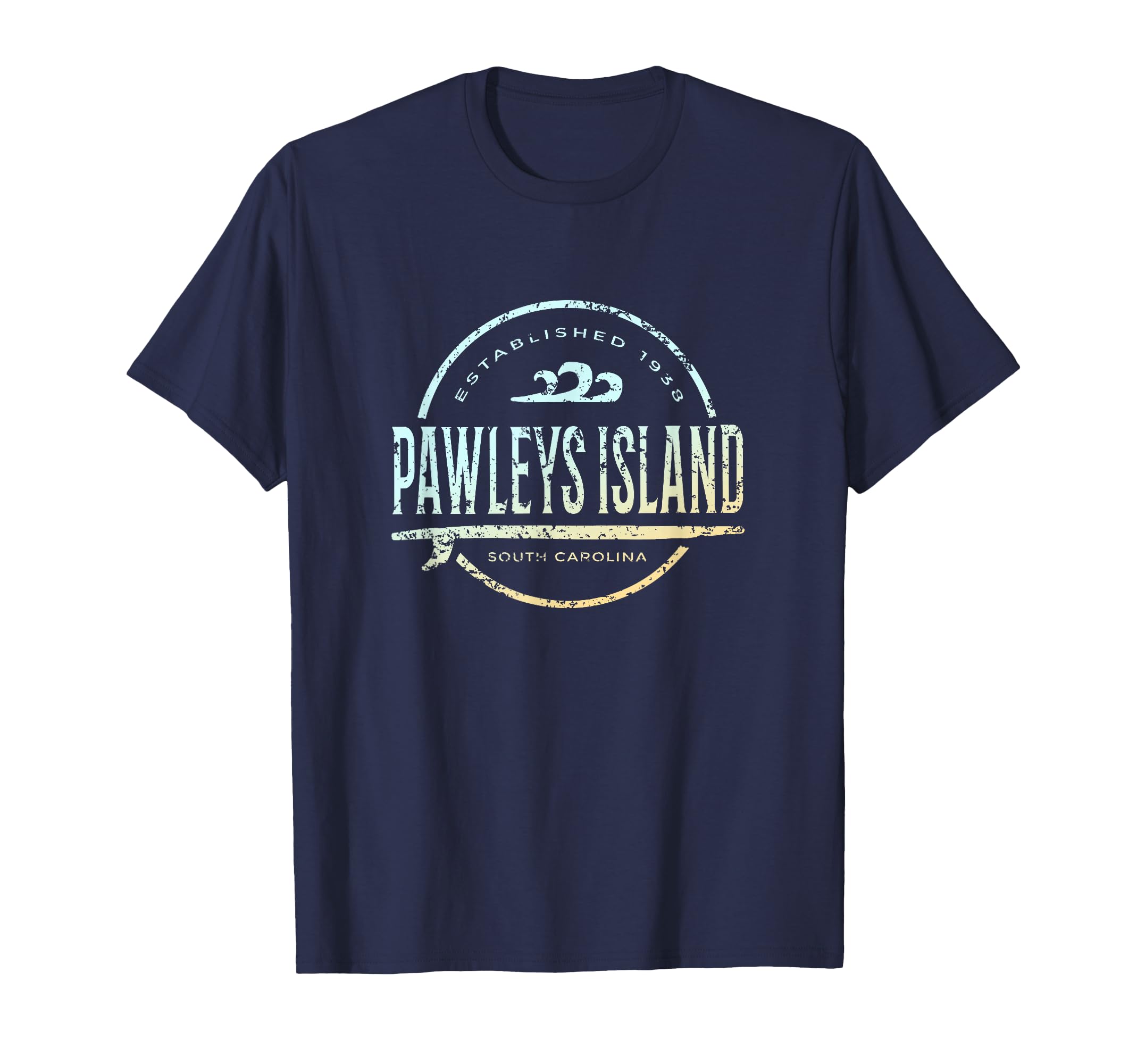 Pawleys Island - Retro Pawleys Island SC Surf CV19 T-Shirt