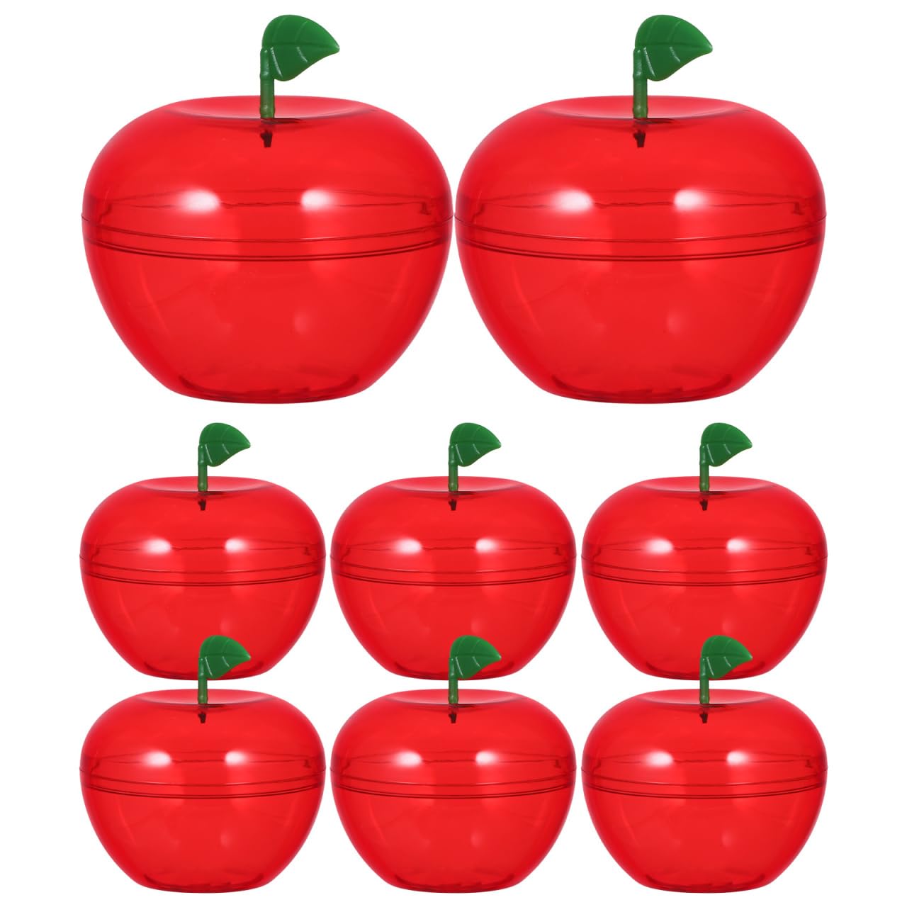 Amazon.com: ARTIBETTER Red Favor Container 8pcs Plastic Bobbing