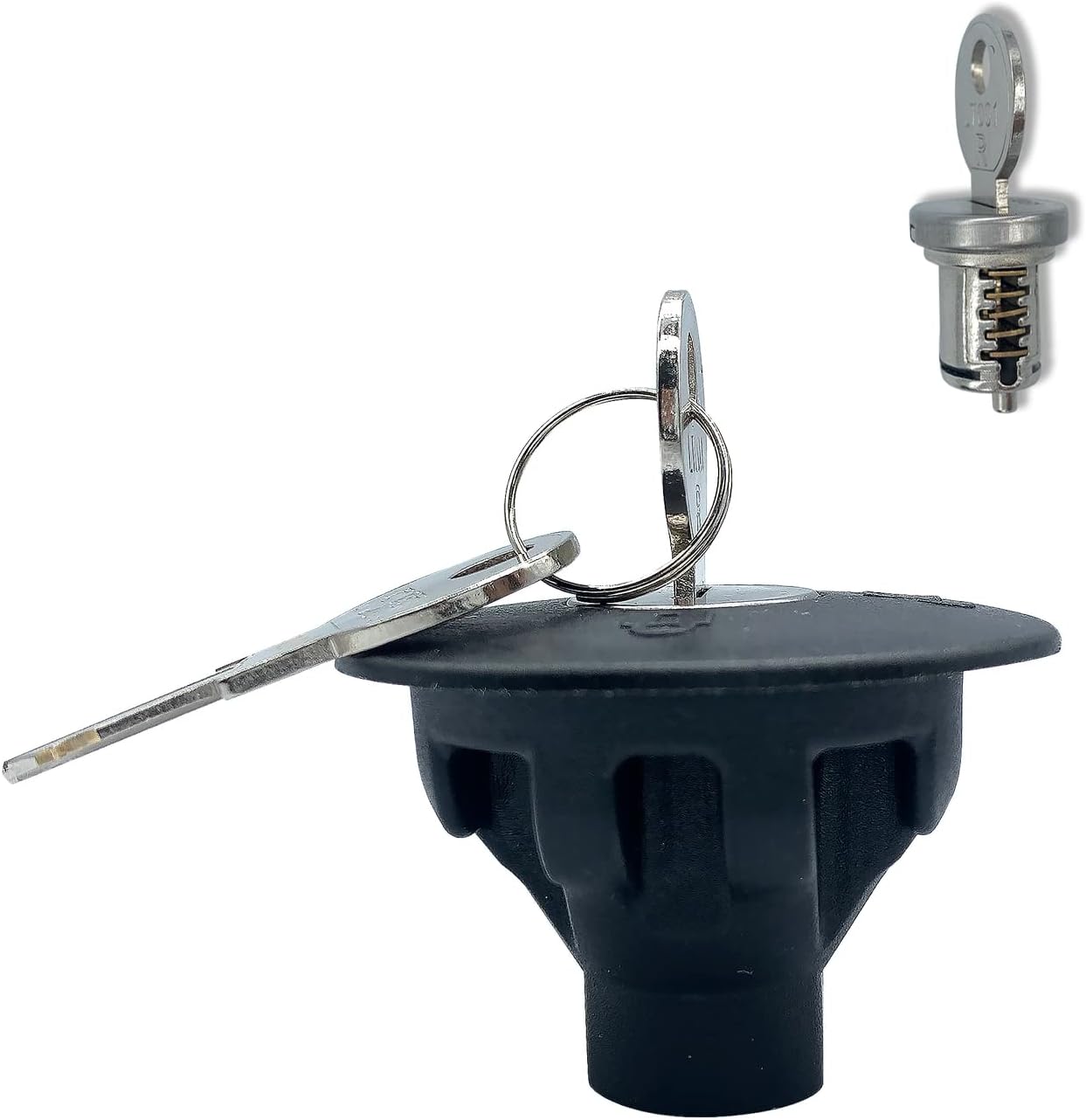 Tidy Heal Locking Fuel Cap,Lock Gas Cap for Ford F150 F150