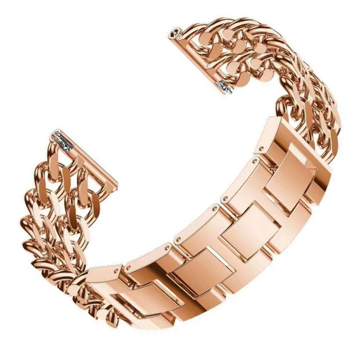 Correa de reloj de aleación de zinc Housoutil con acabado fino decorativo 8