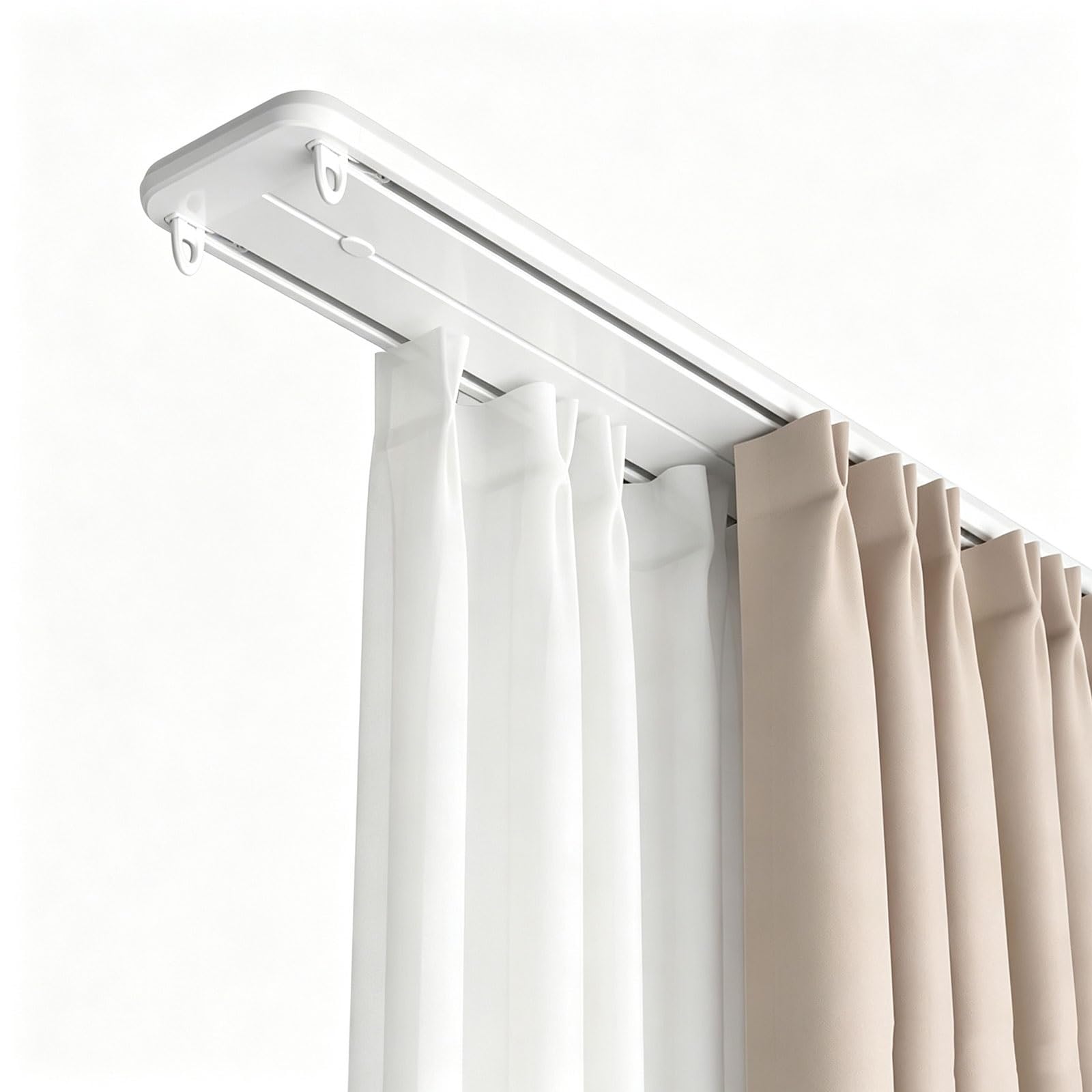 Rail à double rideauau plafond Avec galet Rail à rideaux en aluminium