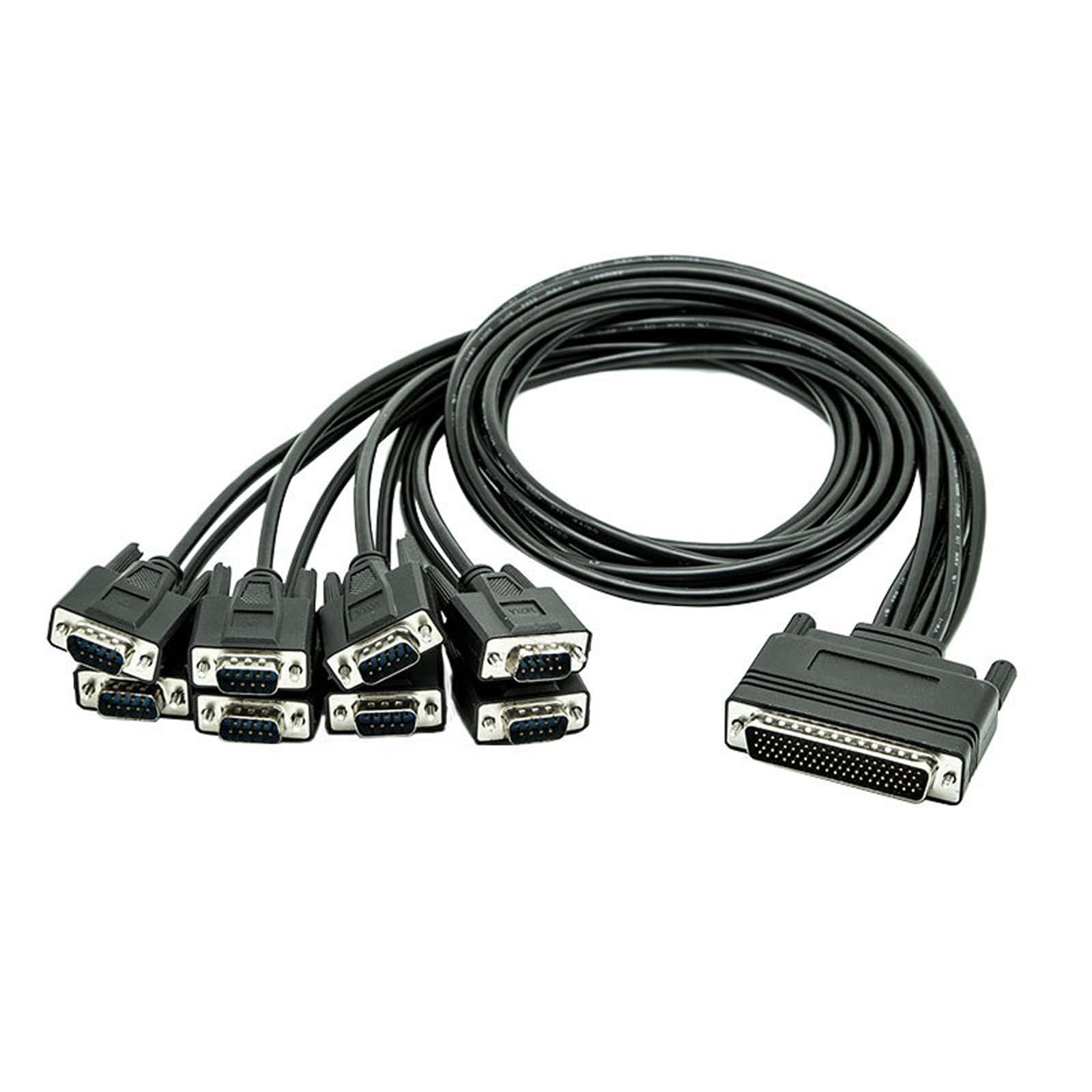 Scheda adattatore da PCIe a DB9 a 8 porte, convertitore RS232 ad alta velocità per trasferimento dati industriali e laboratori server