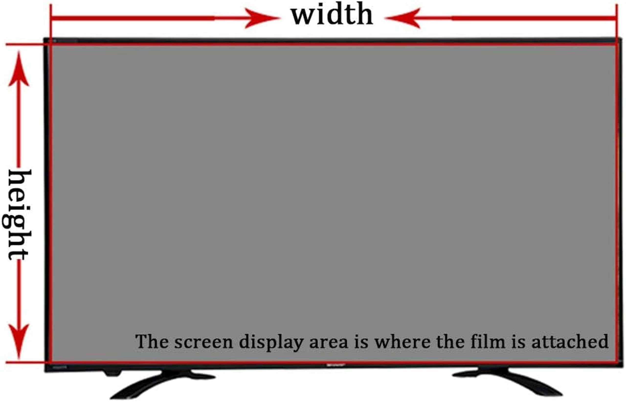 Protection D'Écran Sans Cadre Pour Téléviseur 65"/70" : Film Anti-Lumière Bleue Et Anti-Rayures, Réduit La Fatigue Oculaire, Compatible Avec Les Téléviseurs Lcd, Led, Oled Et Hd De 70 Et 65 Pouces.