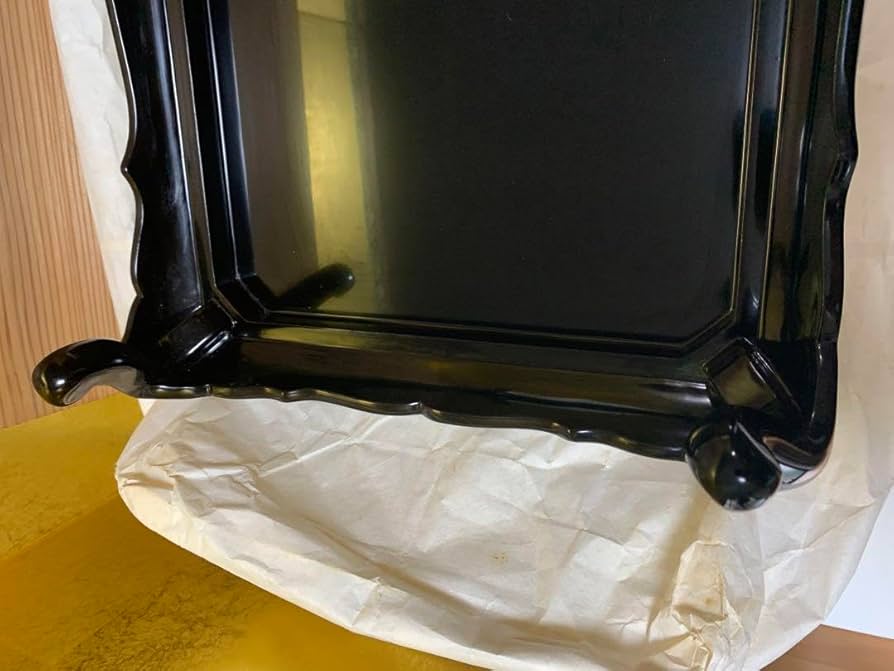 能登輪島塗 青貝殻漆 螺鈿 花台 置物台 茶道具 木箱付き Amazon