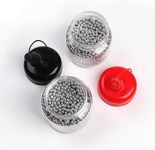 Miniatura 2 de A&N Pistola de aire calibre 177 de 0.177 in de acero BB 177 Cal Ammo Hunt 3000 Count BBS Pellet