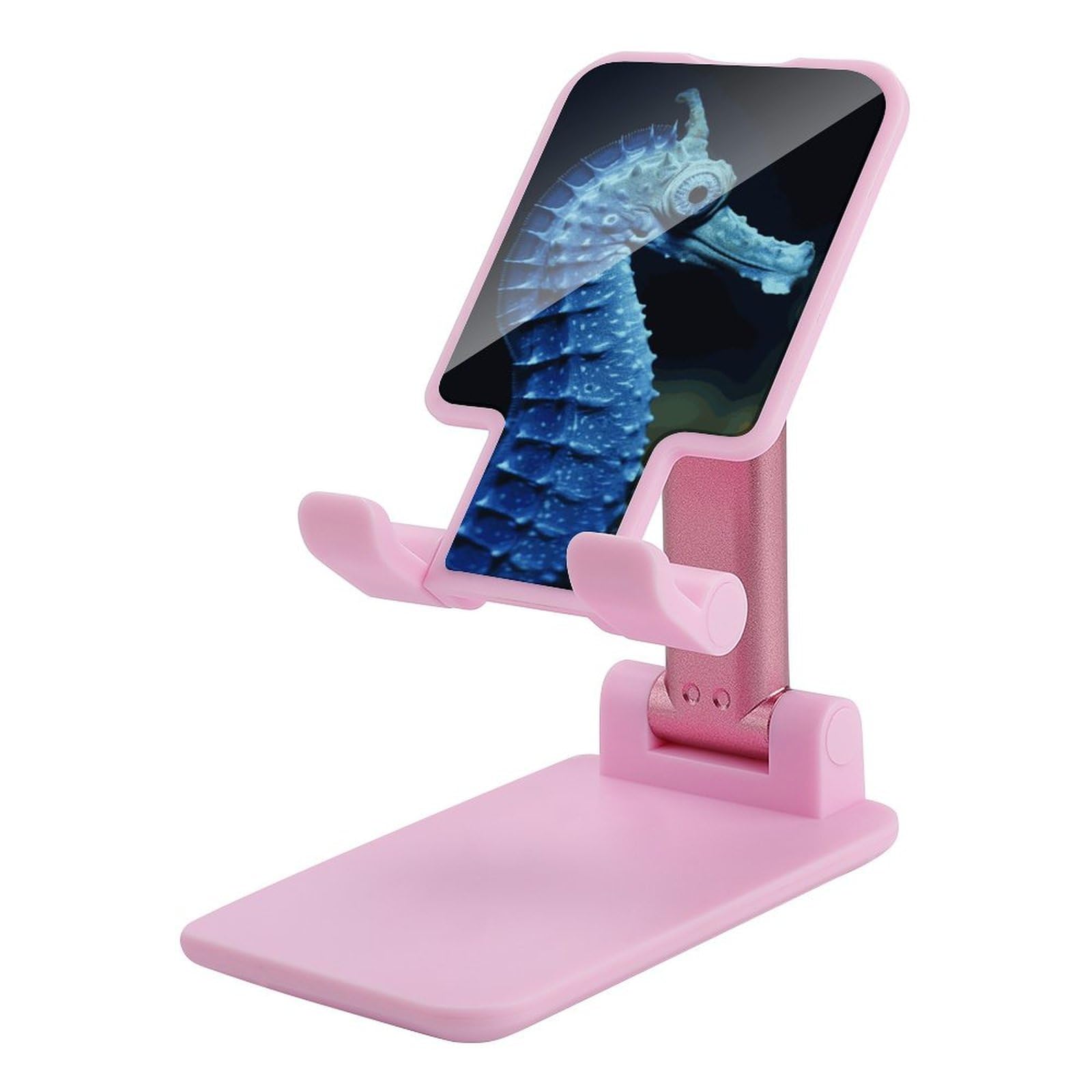 Support de téléphone portable compact rose ultra stable avec hauteur ajustable - 7
