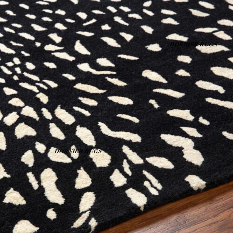 Image of Carpets and Rugs Woolen Thick Floral and Contemporary Designs for Area Rugs, Carpets for Living Room, Bedroom, Hall Size 8x10 feet