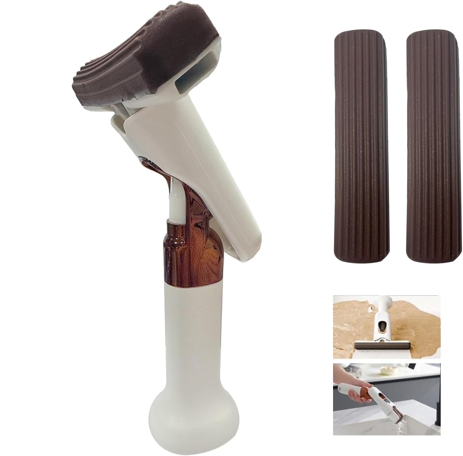 PatLoom Portable Mini Cleaning Mop,Small Mop for Small Spaces,Mini Mop for Bathroom, Glass, Living Room,Kitchen, Desktop