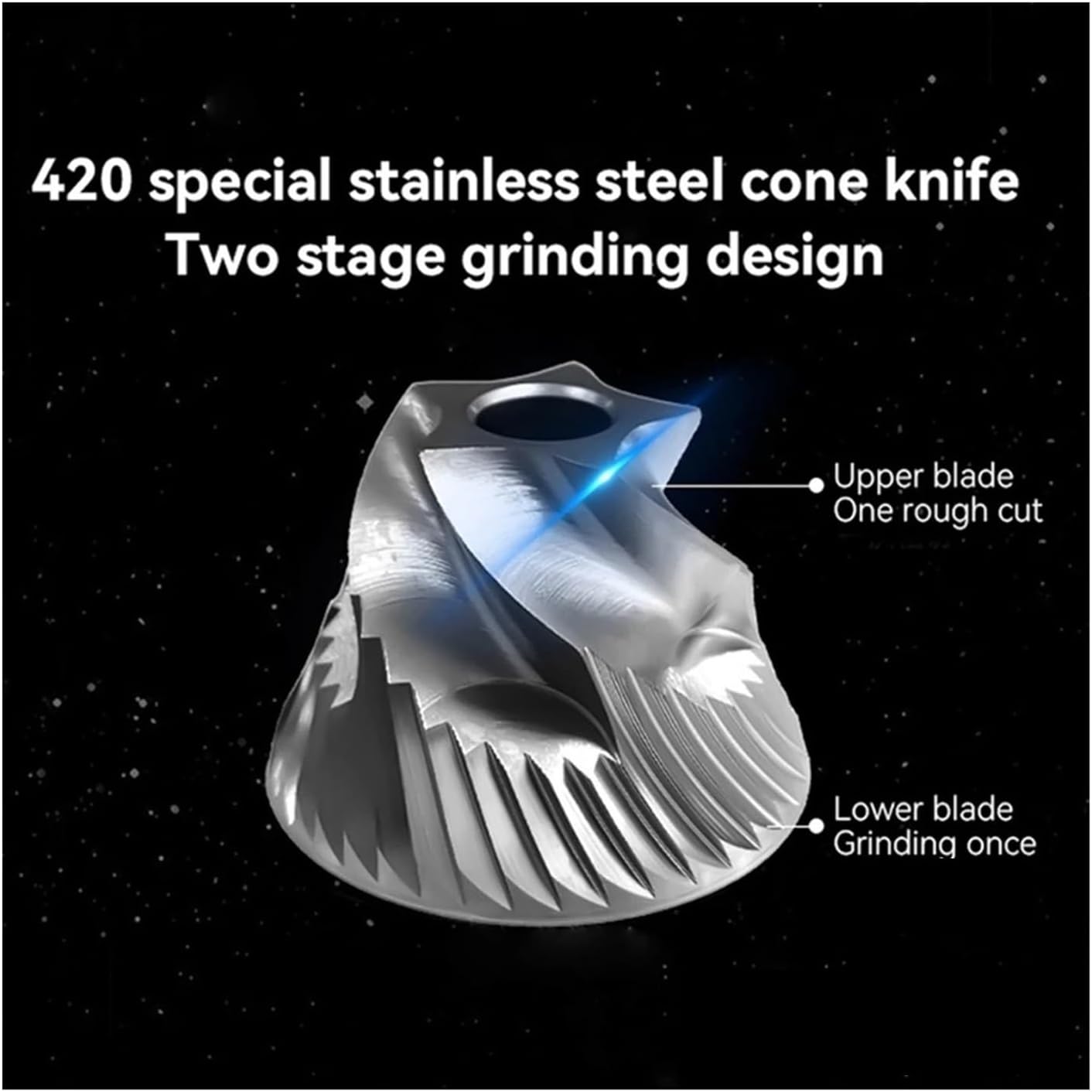 Portable Coffee Machine, Smart Electric Coffee Grinder Stainless Steel Disc Adjustable Grinding Degree USB Charging Compact Hand Brewing Kitchen Outdoor,for Outdoor Travel Picnic