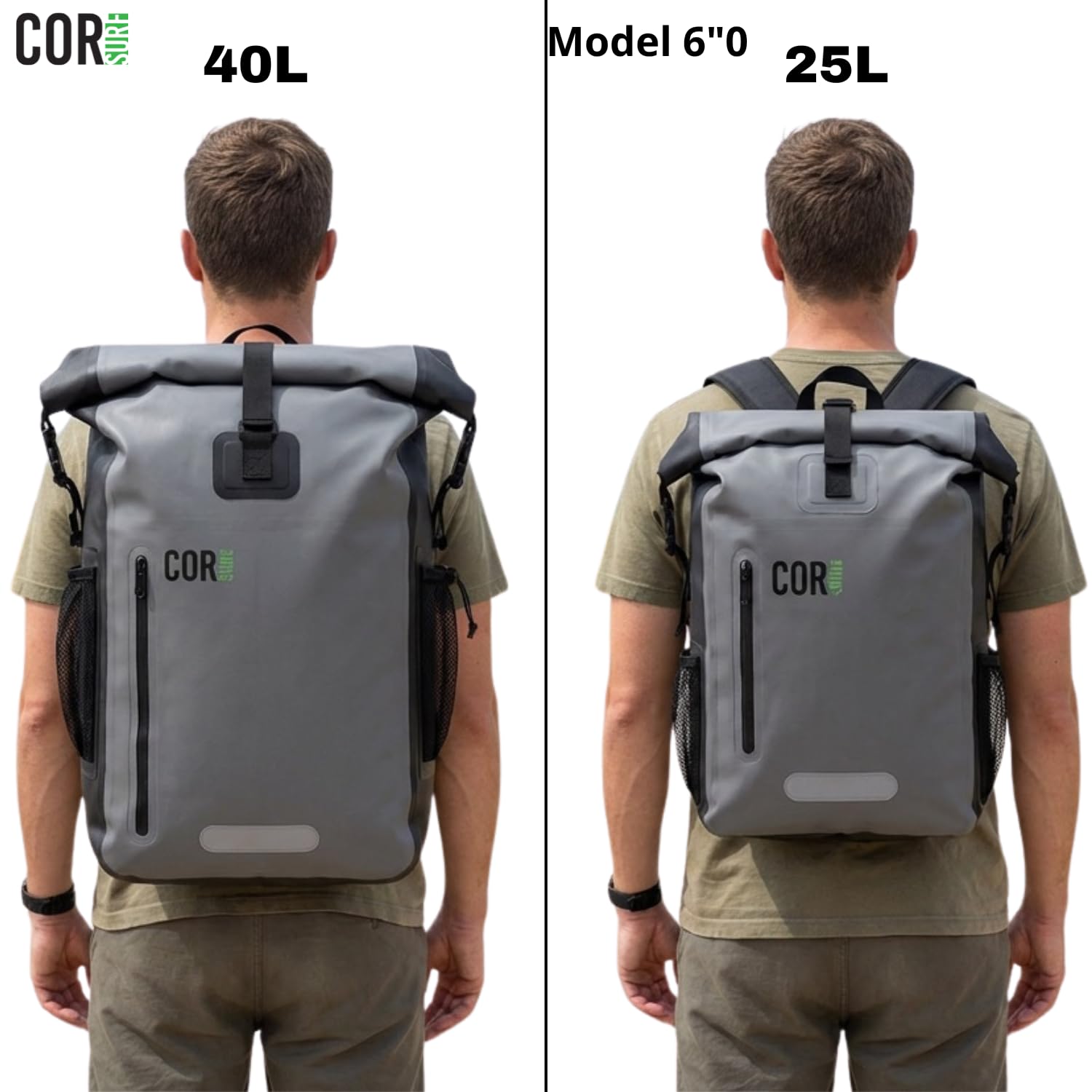 COR Surf Sac à Dos étanche avec Protection pour Ordinateur Portable | Sac étange Impermeable Sac