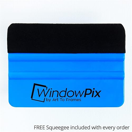 Miniatura 4 de Windowpix Lámina para ventana con patrón Aspen Revival de 12 x 12 pulgadas, película estática con filtro UV, ahorro de energía